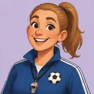 Getekend portret van trainer Sanne