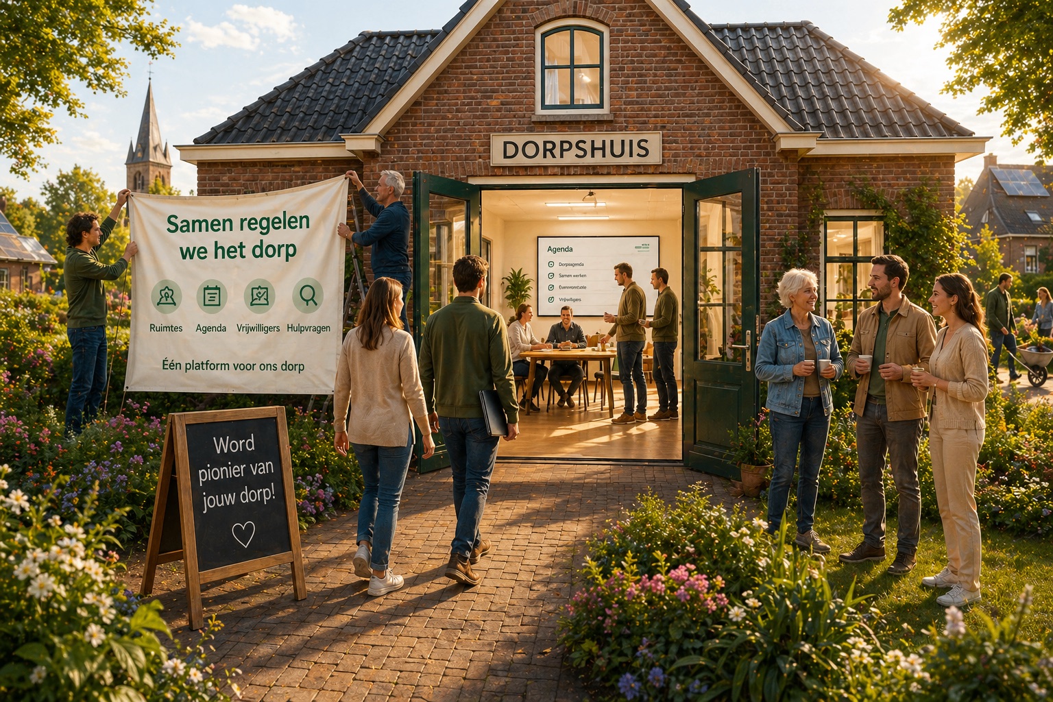 Buurtbewoners voor een dorpshuis